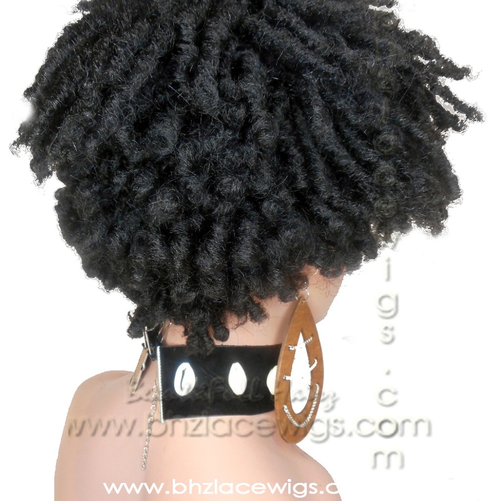 Zafira Full cap TWIST OUT wig faux locs dreadlocks - Picture 4 of 8